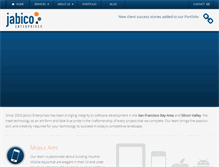 Tablet Screenshot of jabico.com